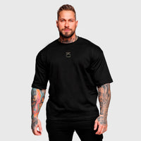 Polera Premium Oversize Gym Rat black