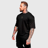 Polera Premium Oversize Gym Rat black