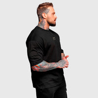 Polera Premium Oversize Gym Rat black