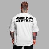 Polera Premium Oversize Gym Rat - White