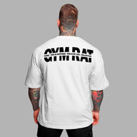 Polera Premium Oversize Gym Rat - White