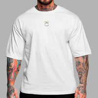 Polera Premium Oversize Gym Rat - White