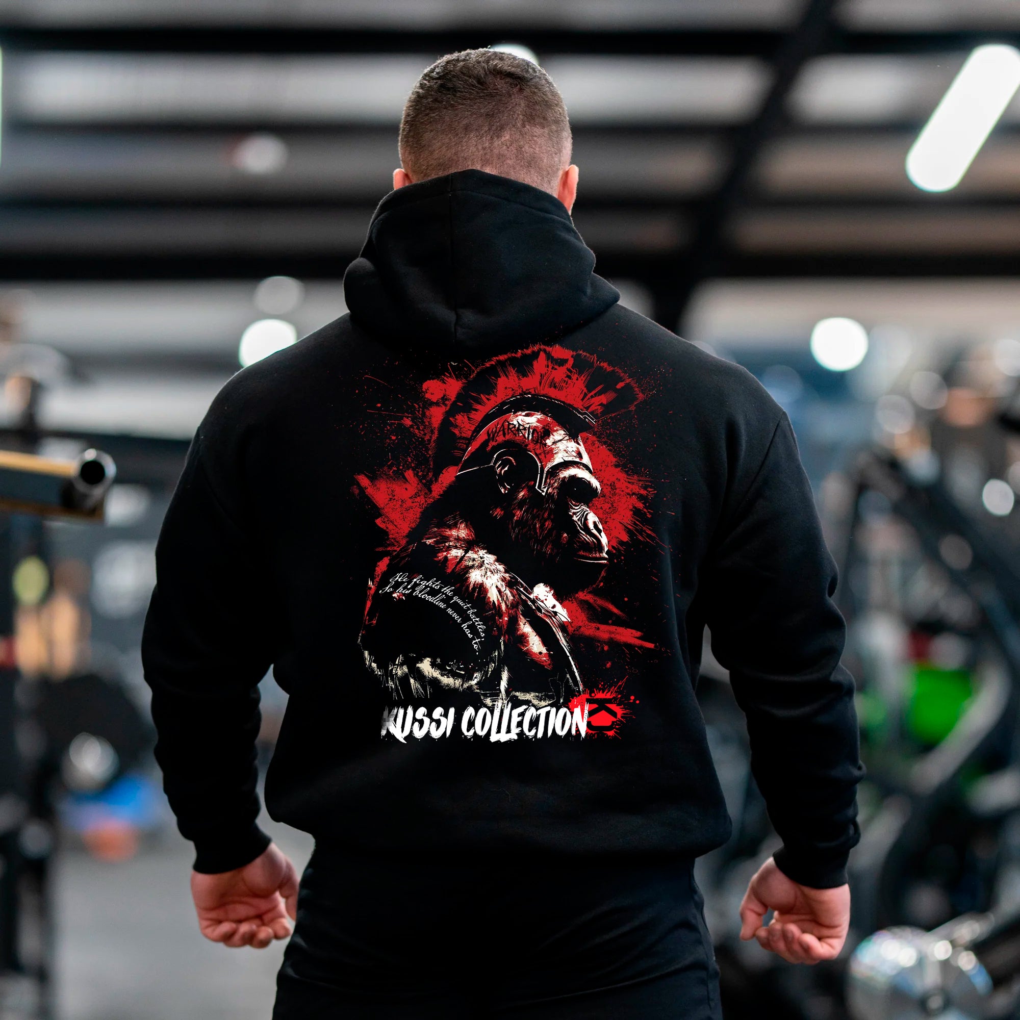 Poleron canguro - Hoodie con capucha Bloodline black