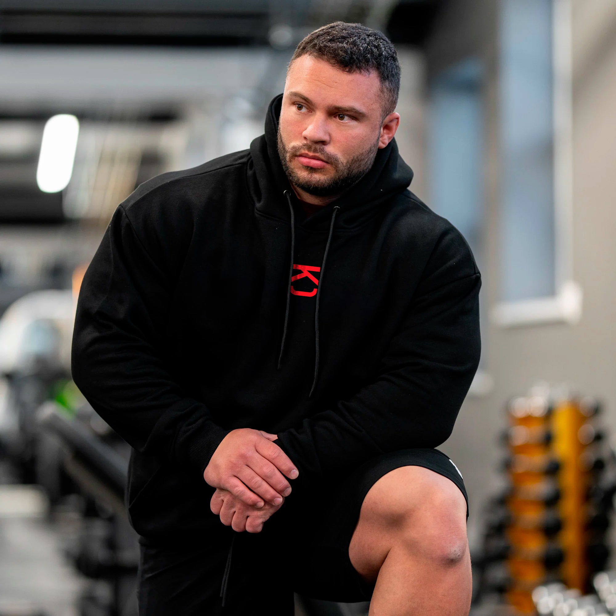 Poleron canguro - Hoodie con capucha Bloodline black