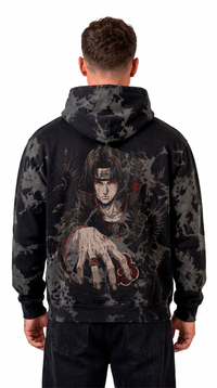 Polerón Oversize Acid Wash Itachi | Naruto