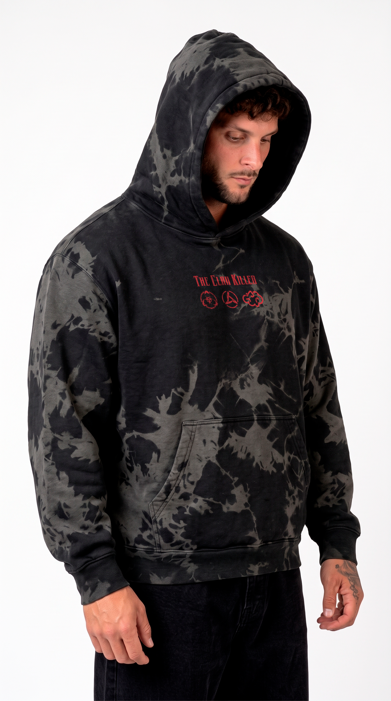 Polerón Oversize Acid Wash Itachi | Naruto