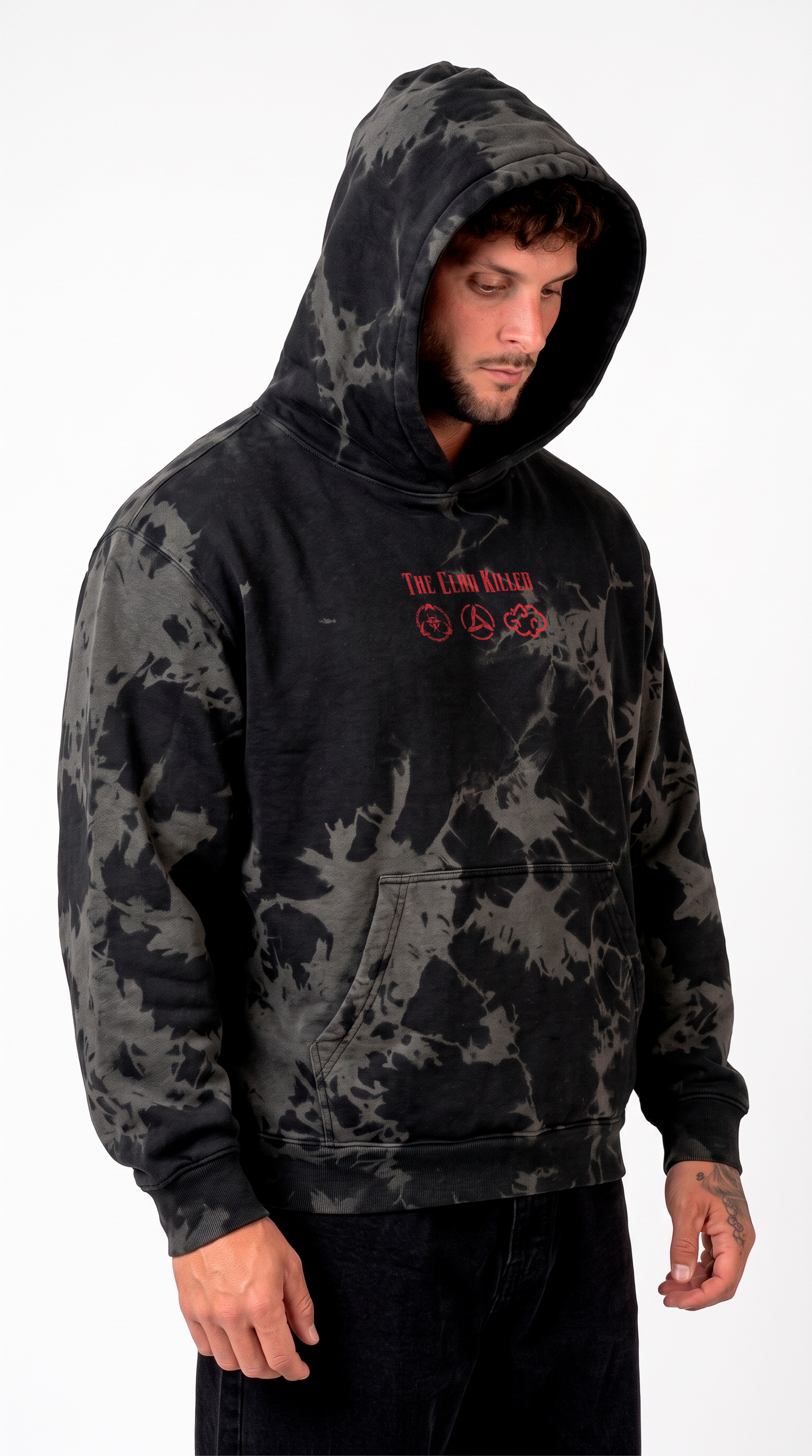Polerón Oversize Acid Wash Shisui | Naruto