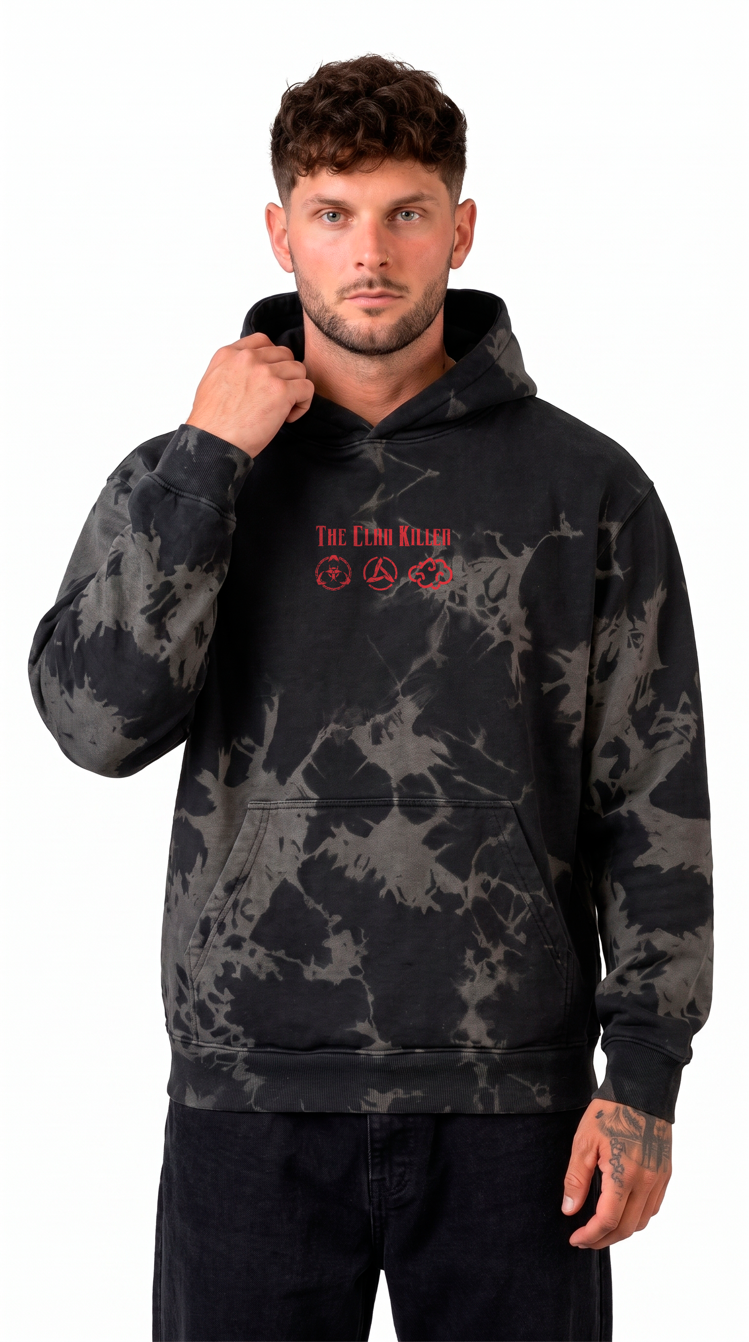 Polerón Oversize Acid Wash Itachi | Naruto