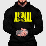 Poleron canguro basic anima black
