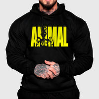 Poleron canguro basic anima black