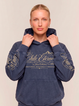 Hoodie boxy oversize made in chile | Navy