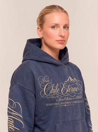 Hoodie boxy oversize made in chile | Navy
