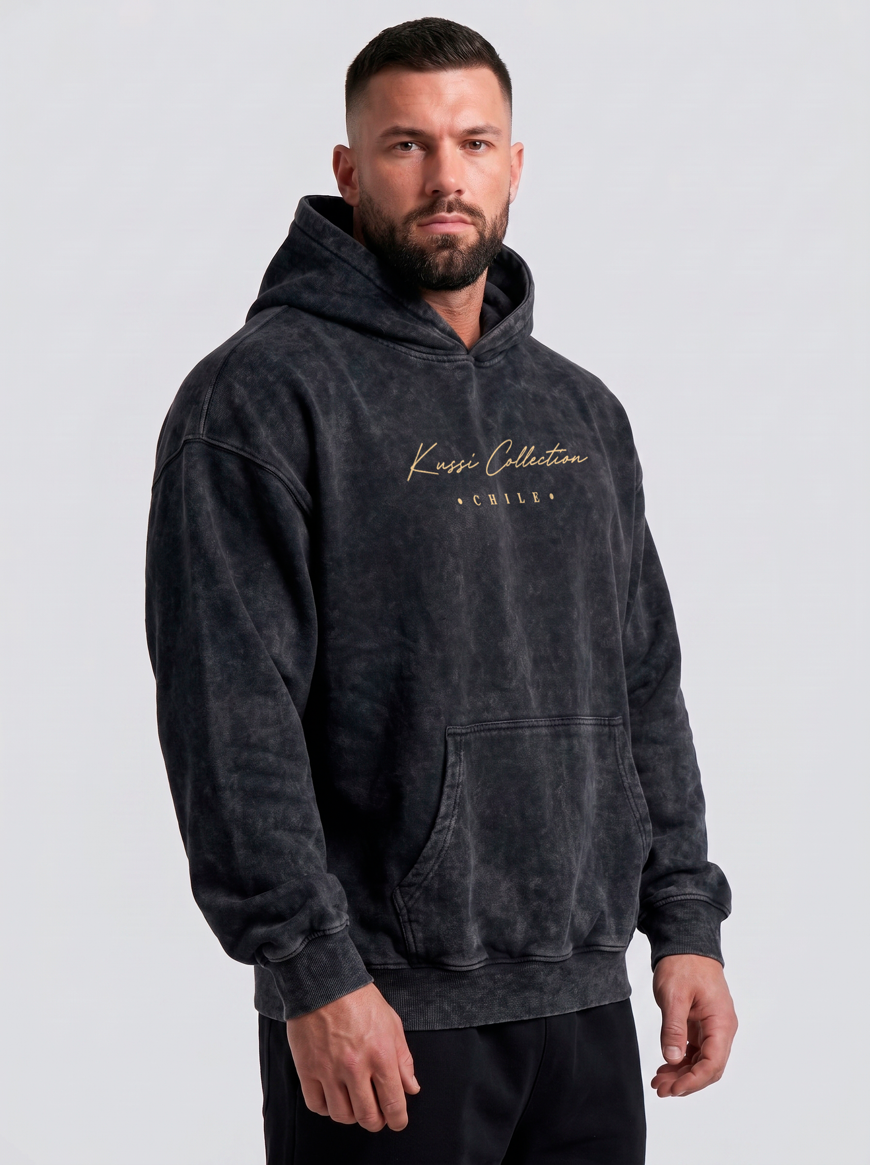 Polerón Oversize Acid Wash Black – By Reason or Force