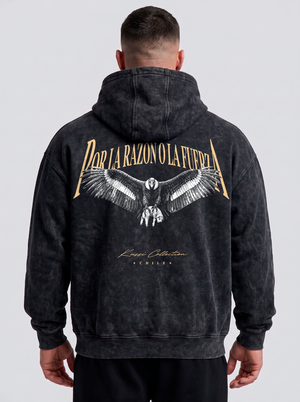 Polerón Oversize Acid Wash Black – By Reason or Force