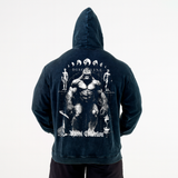 #2 hoodie acid wash basic Discipline Navy