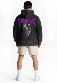 Polerón Acid Wash Toji Fushiguro black / Jujutsu Kaisen