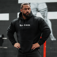 #1 hoodie will power pull  black