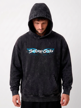 Hoodie oversize Acid Wash Satoru Gojo Black / Jujutsu Kaisen