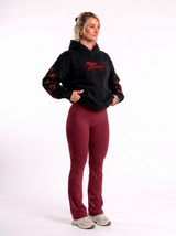 Polerón Oversize Acid Wash Maki Zenin Black- red | Jujutsu Kaisen