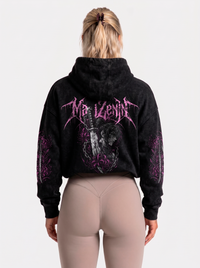 Polerón Oversize Acid Wash Maki Zenin Black | Jujutsu Kaisen