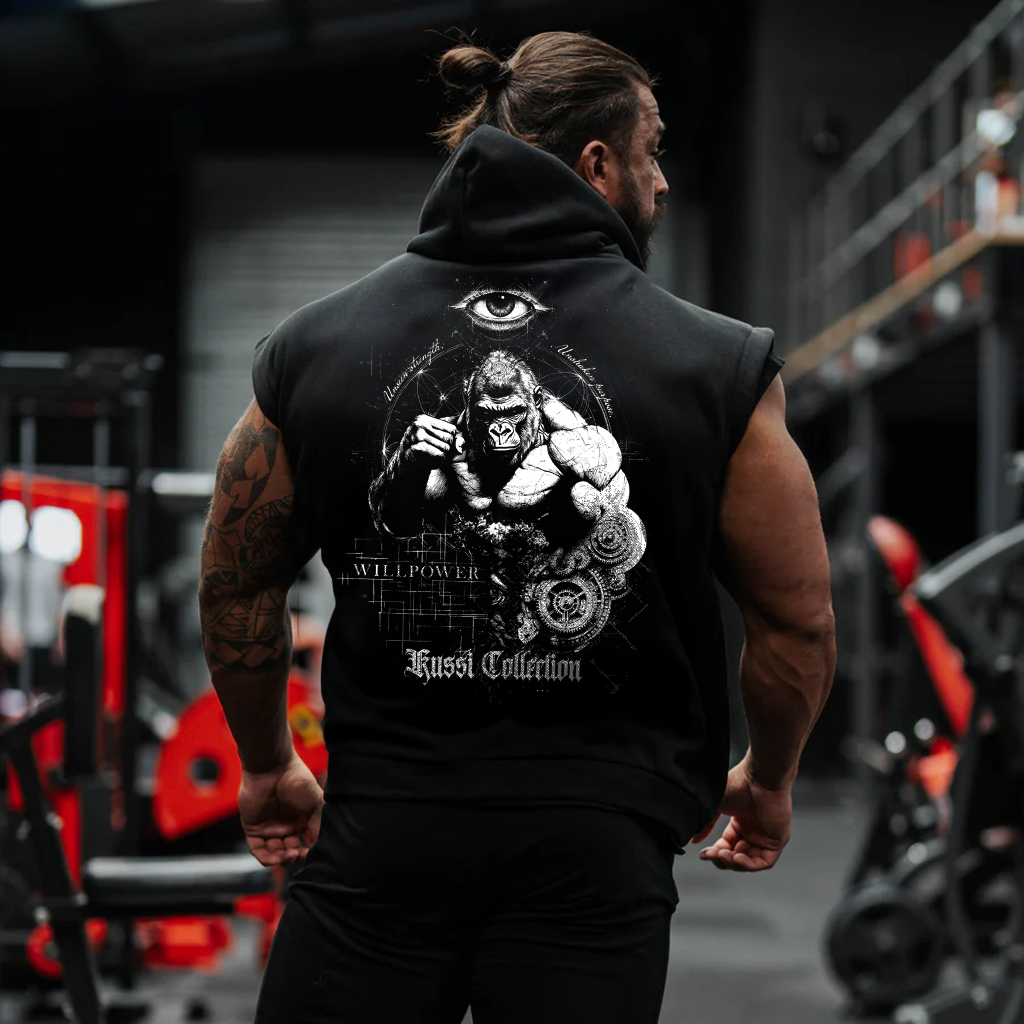 #1 Poleron musculosa will power black