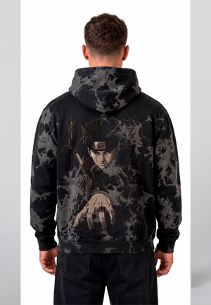 Polerón Oversize Acid Wash Shisui | Naruto