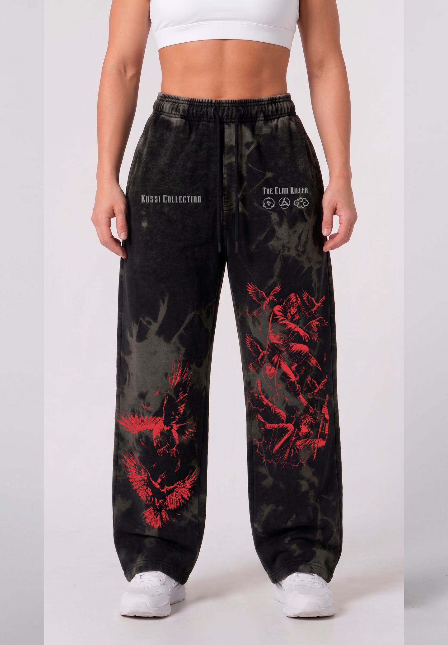 Jogger Oversize Acid Wash Itachi vs Shisui | Naruto