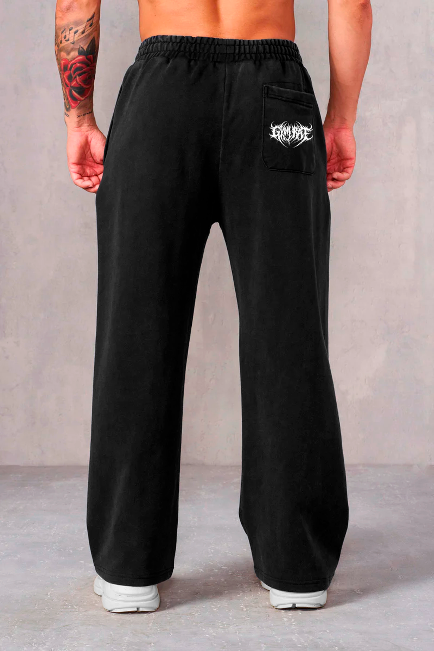 Jogger Oversize Acid Wash Black – Born to Strangle