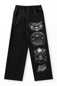 Jogger Oversize Acid Wash Black – Born to Strangle