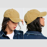 Gorra basic acid wash - black