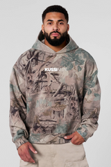 Hoodie Oversize Camuflaje Gym Rat – Edición Limitada