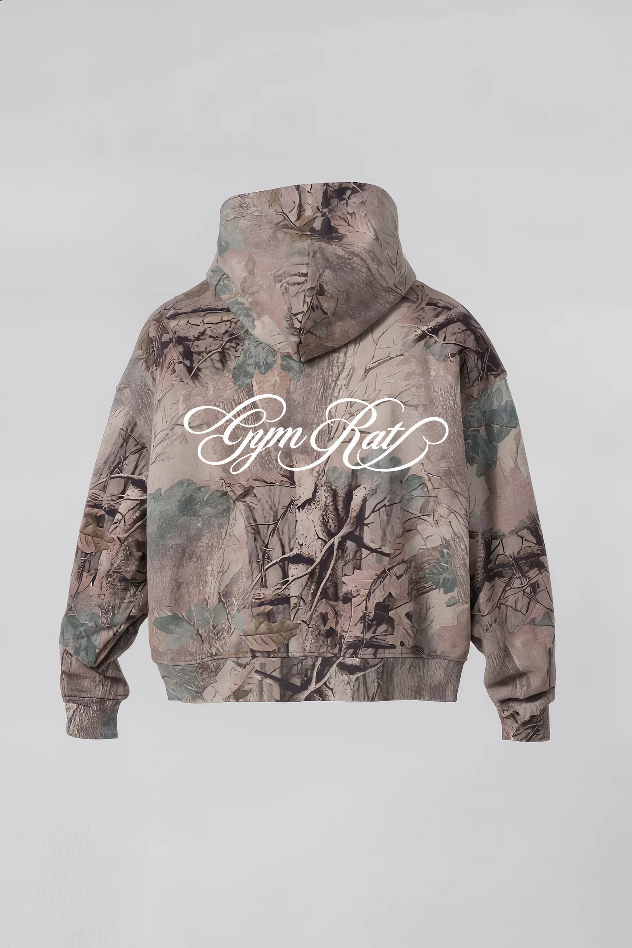 Hoodie Oversize Camuflaje Gym Rat – Edición Limitada