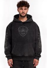 Hoodie Boxy Dark Throne - Gym Rat