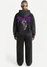 Polerón Acid Wash Toji Fushiguro black / Jujutsu Kaisen