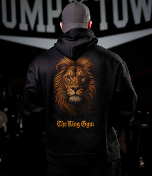 Hoodie the king gym black - Edicion limitada