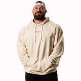 Poleron essential canguro Gym Rat Beige / Boys