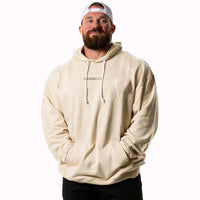 Poleron essential canguro Gym Rat Beige / Boys