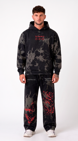 Jogger Oversize Acid Wash Itachi vs Shisui | Naruto