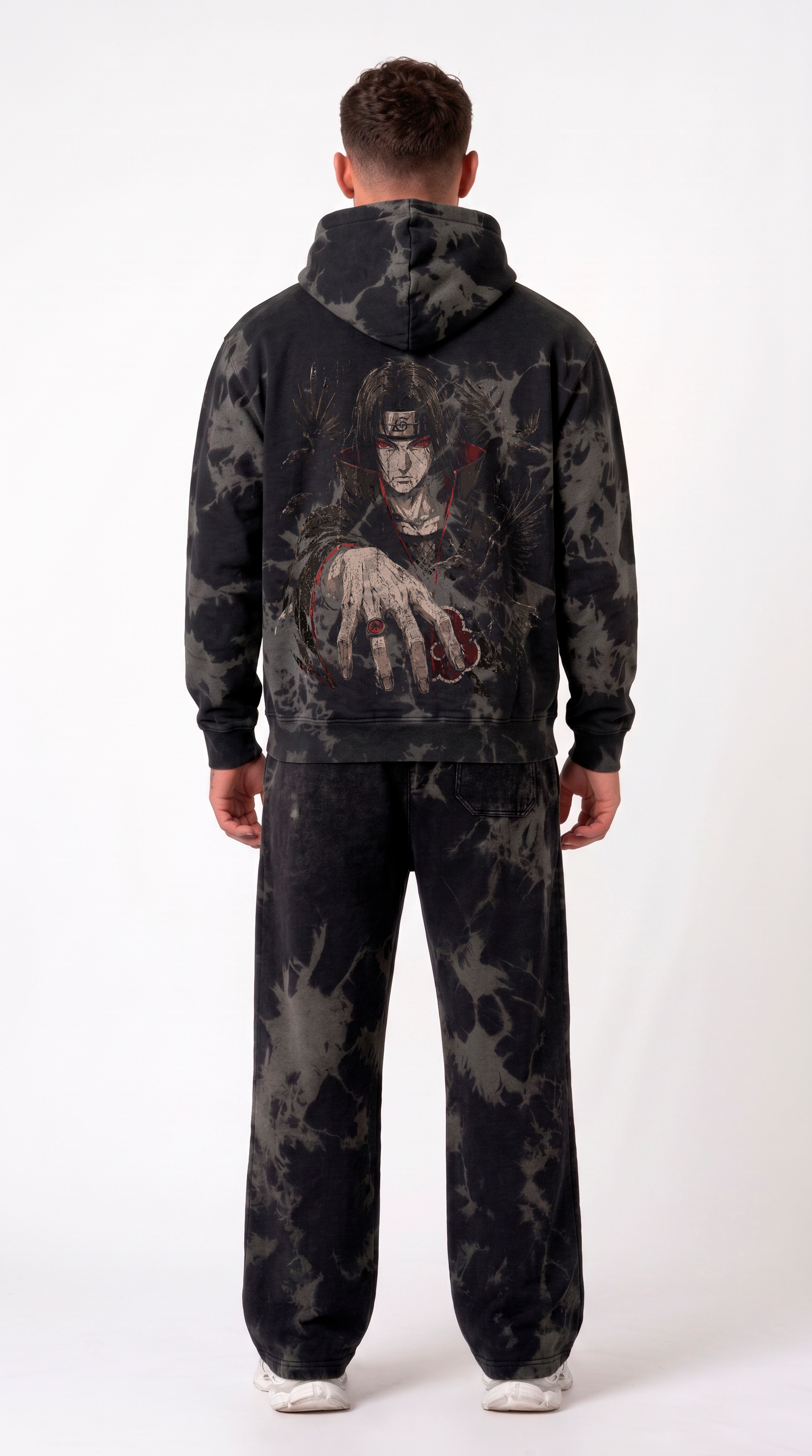 Polerón Oversize Acid Wash Itachi | Naruto