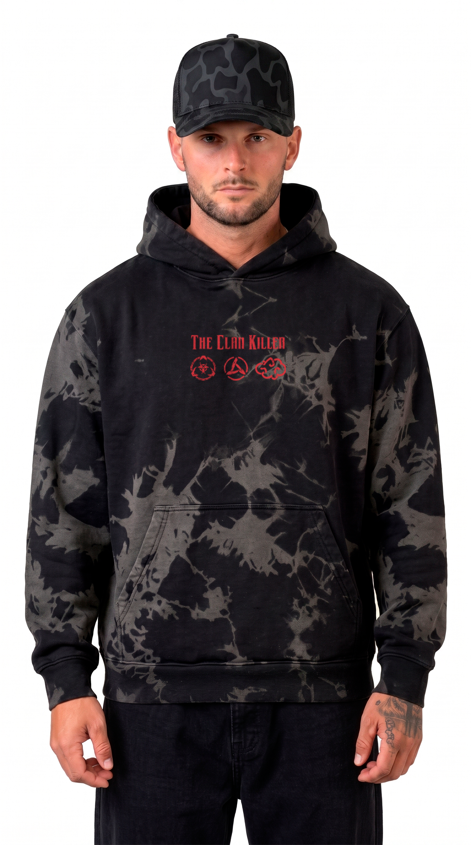 Polerón Oversize Acid Wash Itachi | Naruto