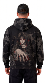 Polerón Oversize Acid Wash Itachi | Naruto