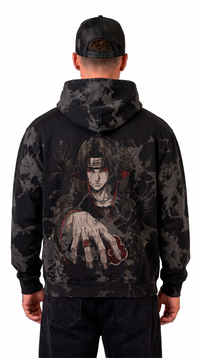 Polerón Oversize Acid Wash Itachi | Naruto