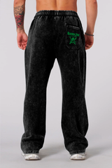 Jogger Oversize Acid Wash Zoro Black - Edición Especial
