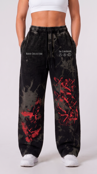 Jogger Oversize Acid Wash Itachi vs Shisui | Naruto