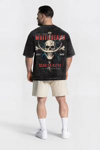 Polera Acid Wash Edward Newgate Black – Edición Especial