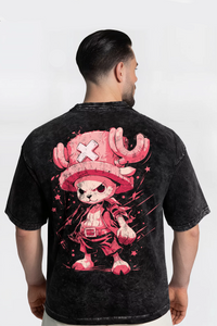 Polera Acid Wash Chopper Black – Edición Especial