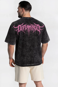 Polera Acid Wash Doflamingo black – Edición Especial