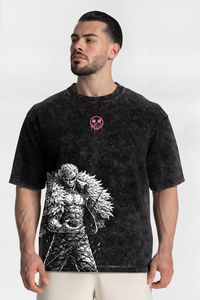Polera Acid Wash Doflamingo black – Edición Especial