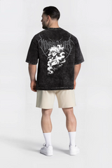 Polera Acid Wash Luffy Gear5 Black – Edición Especial