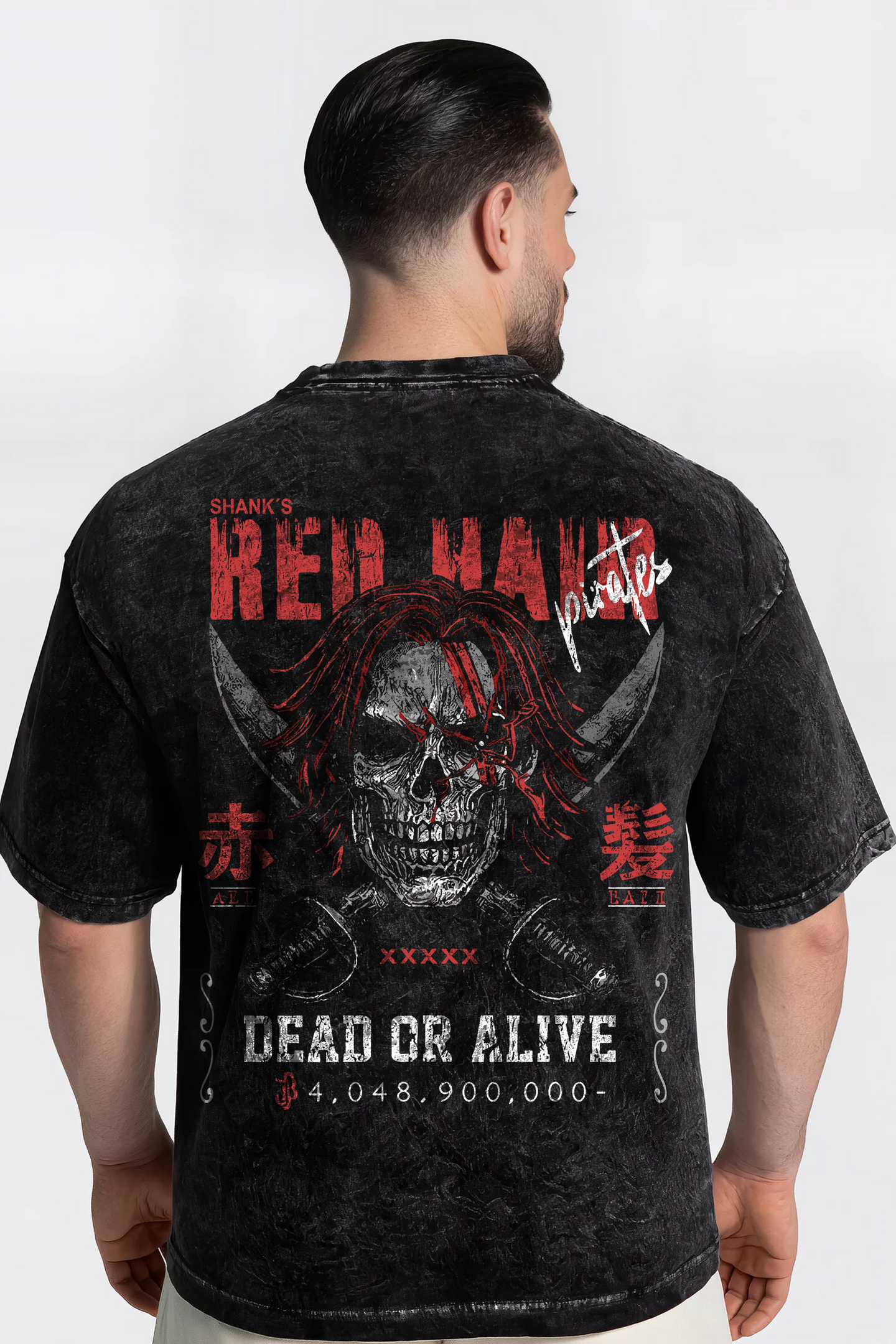 Polera Acid Wash Shanks Black – Edición Especial